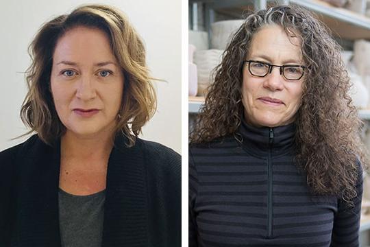 headshots of two women